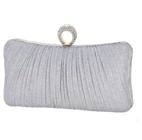 20239-Finger Ring Silver Clutch