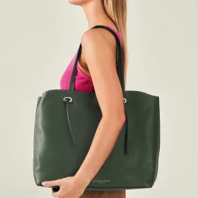 Accessorize London Women's Green Large Shoulder Bag