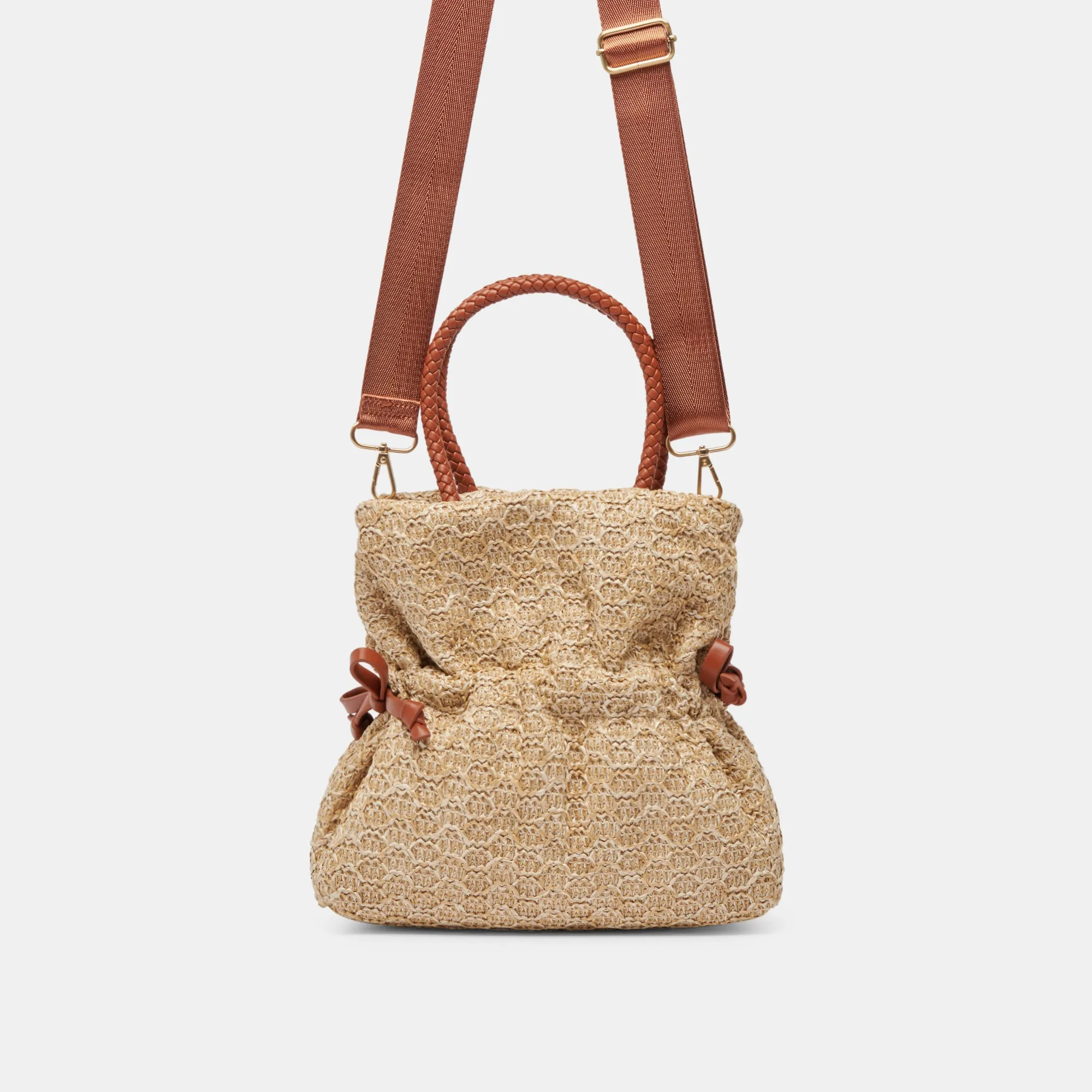 AGNES HANDBAG NATURAL RAFFIA