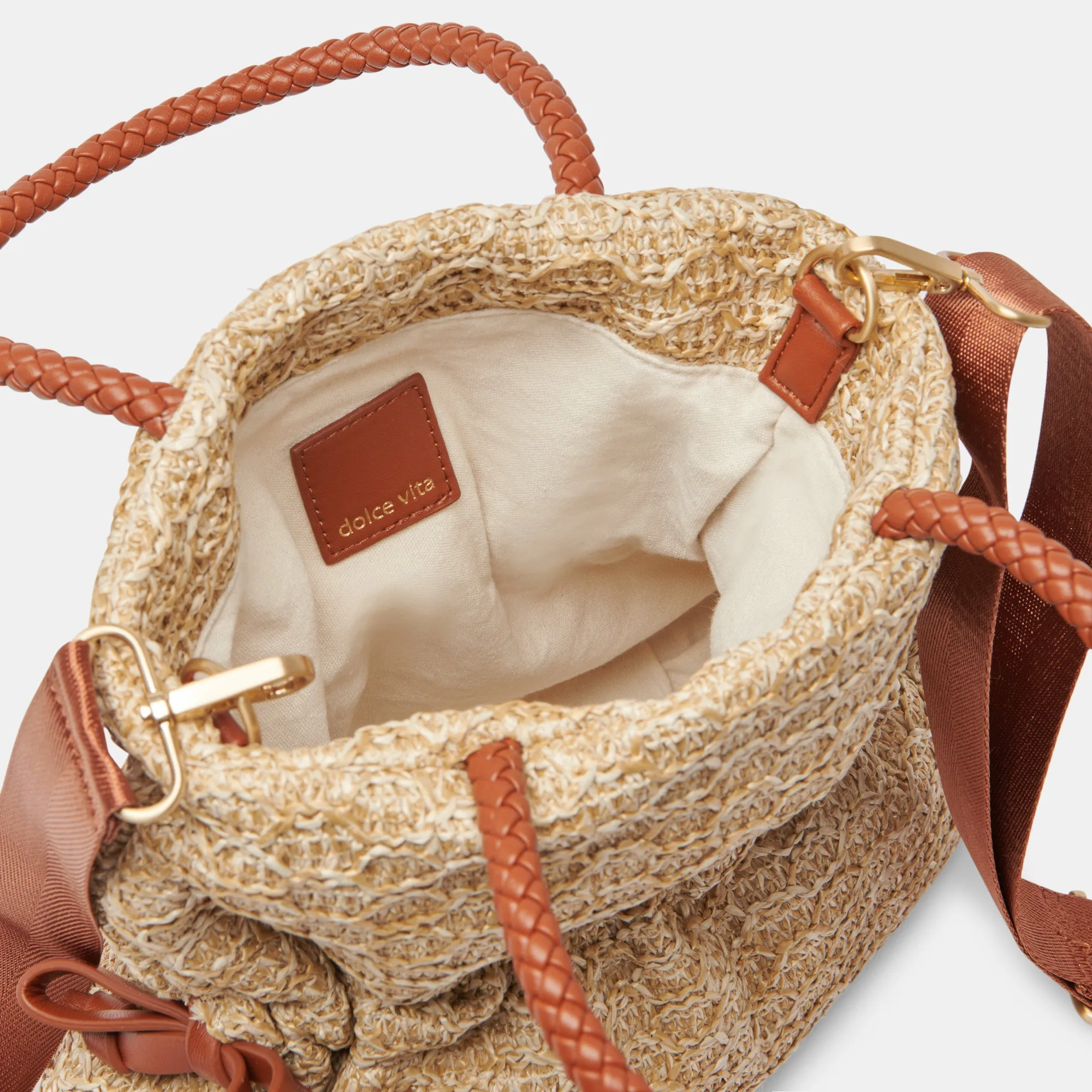 AGNES HANDBAG NATURAL RAFFIA