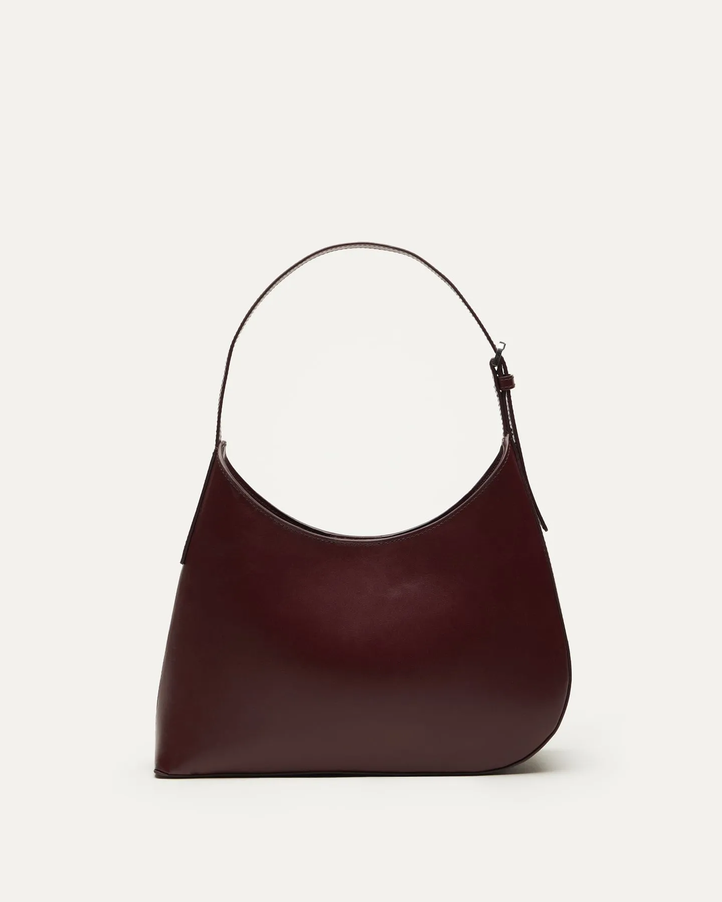 Arch Smooth Leather Shoulder Bag