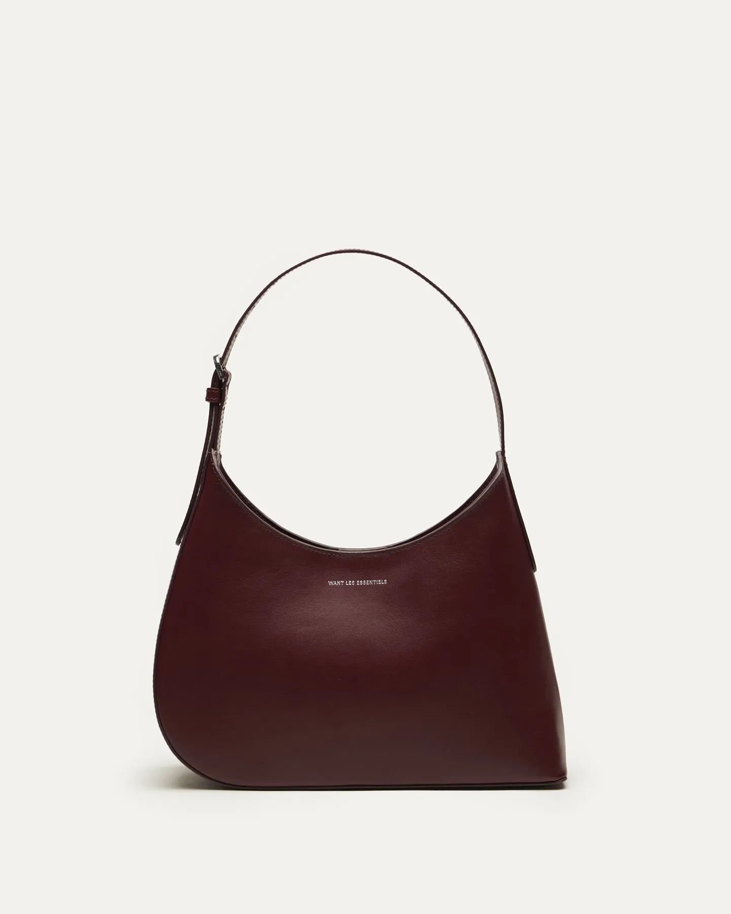 Arch Smooth Leather Shoulder Bag