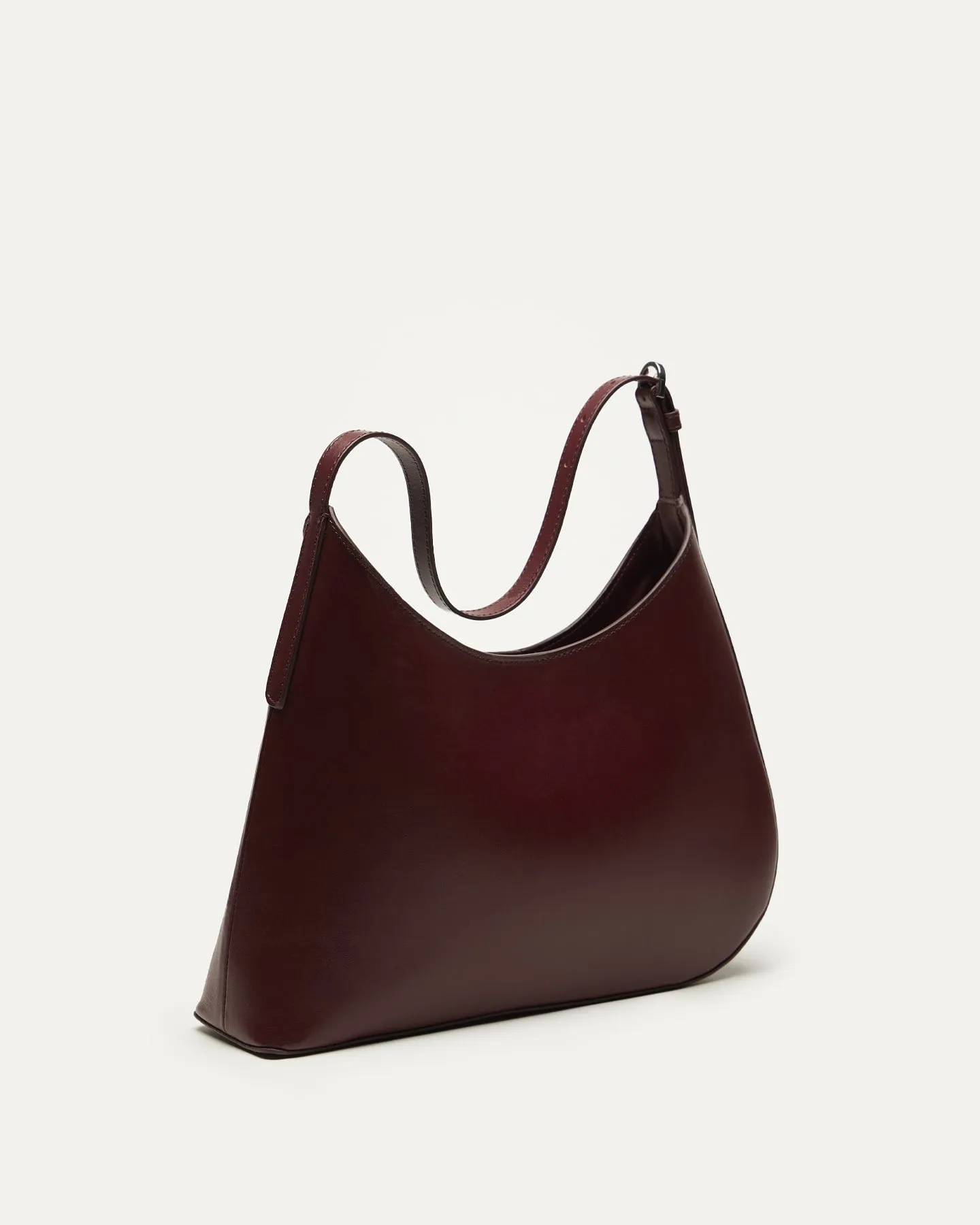 Arch Smooth Leather Shoulder Bag