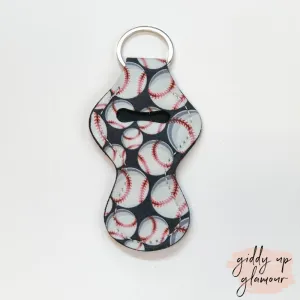 Baseball Lip Balm Holder in Black