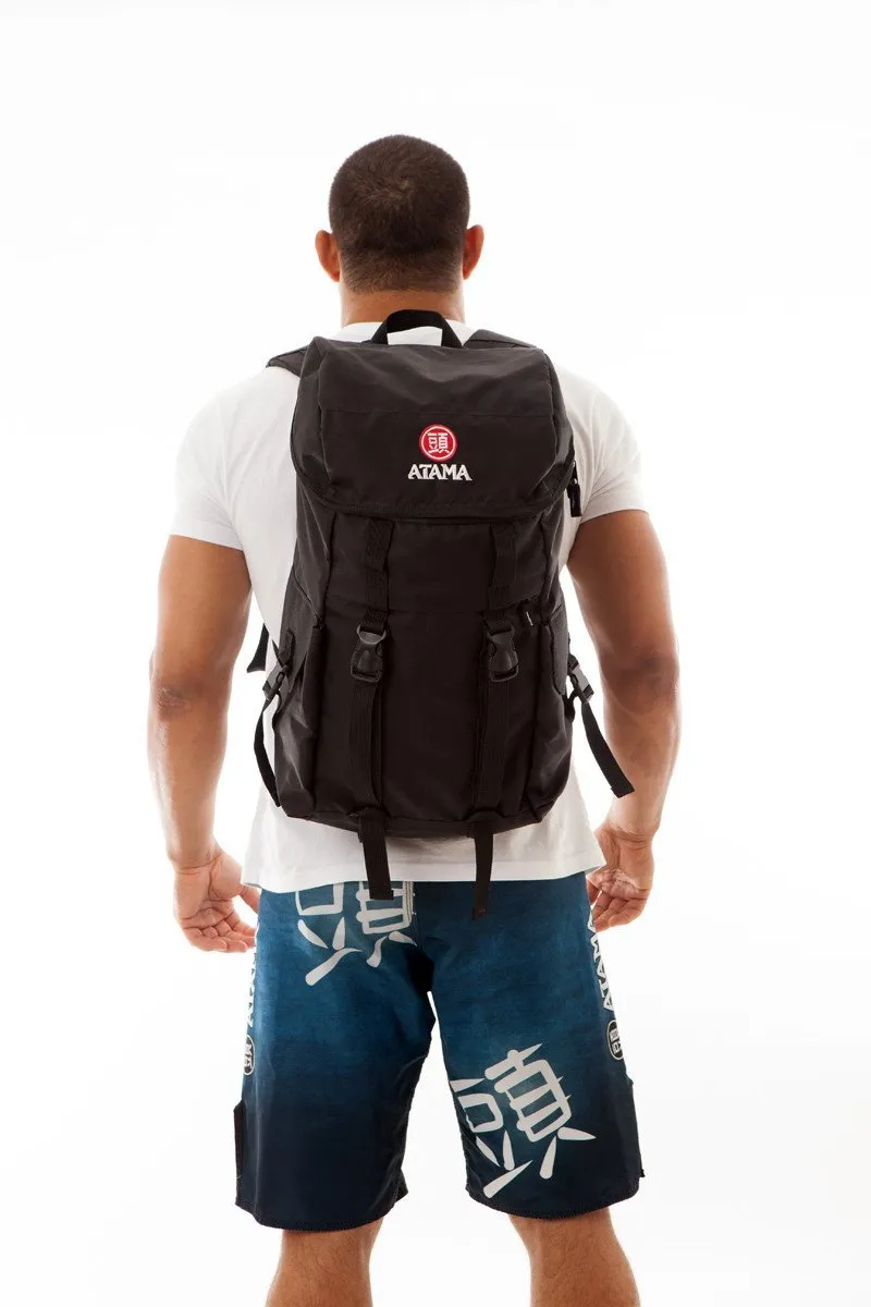 BLACK ATAMA MULTIFUNCTIONAL BACKPACK