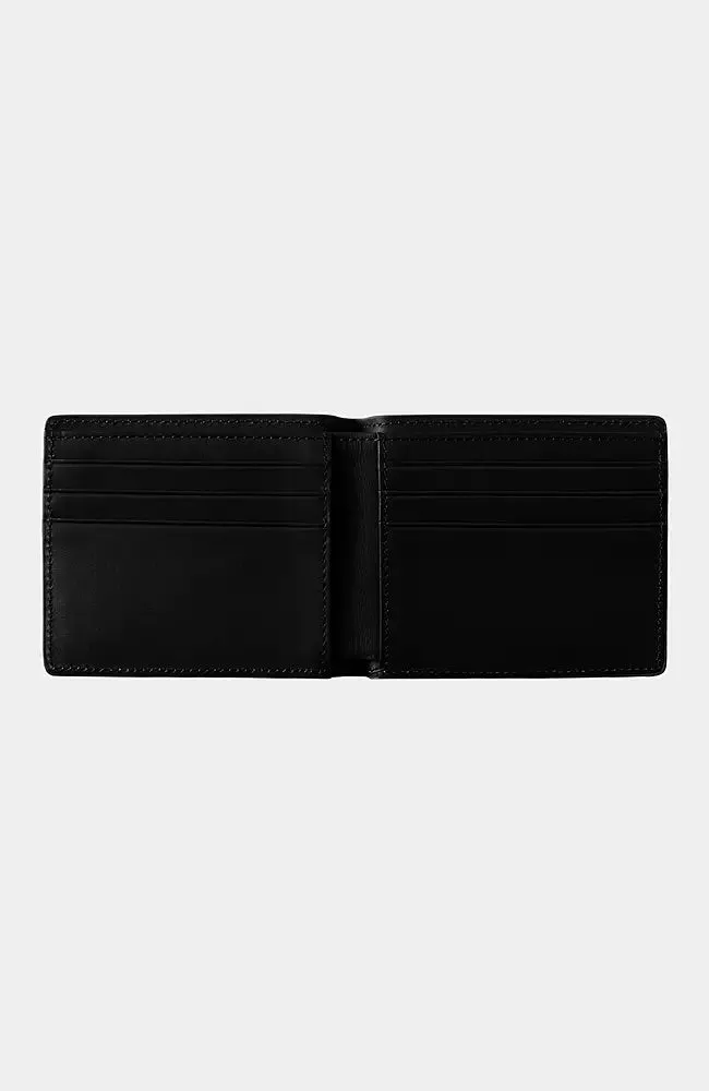 CARHARTT WIP Vegas Billfold Wallet Black Gold