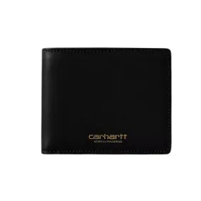 CARHARTT WIP Vegas Billfold Wallet Black Gold