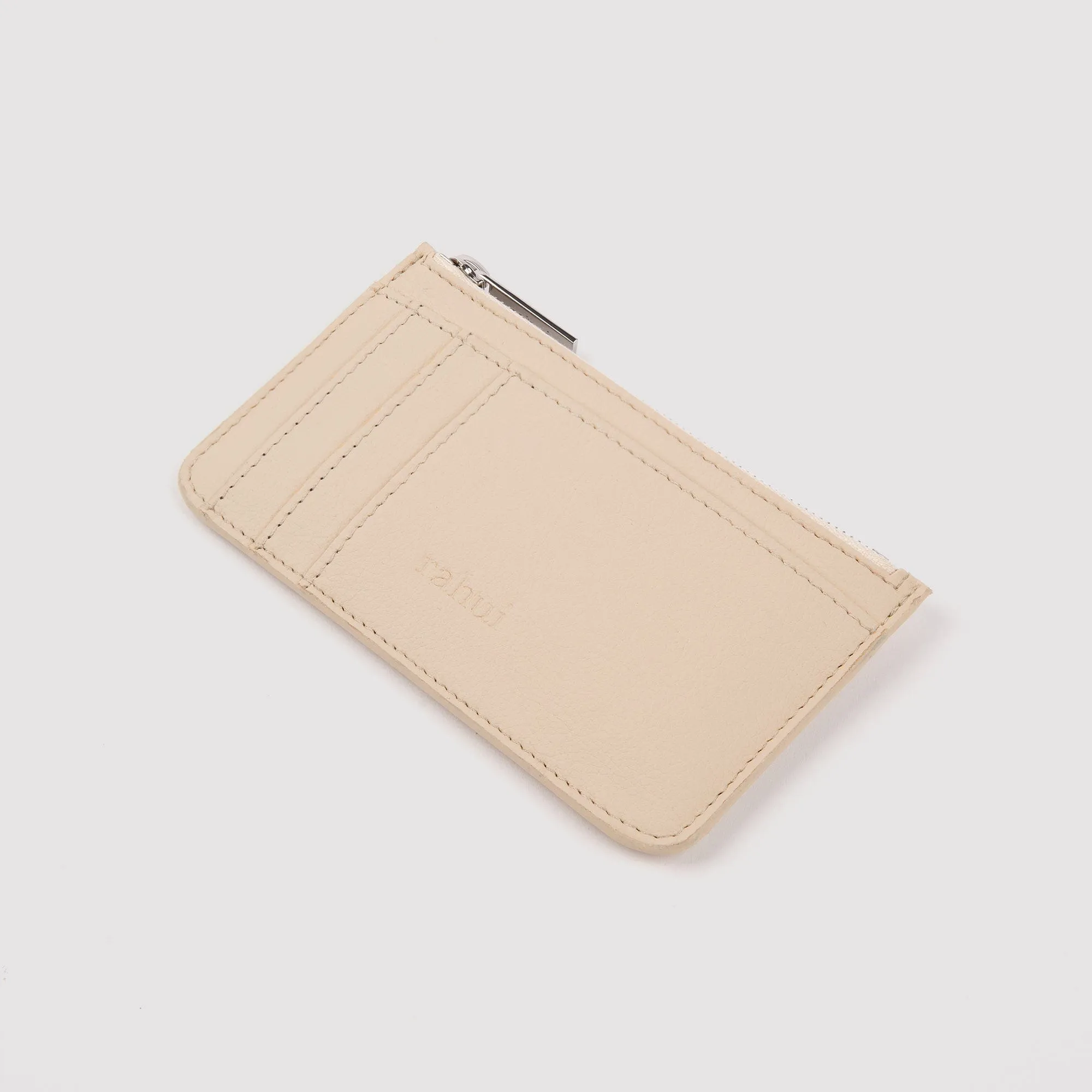 Cedar Piatex Leather Vegan Zip Wallet | Natural