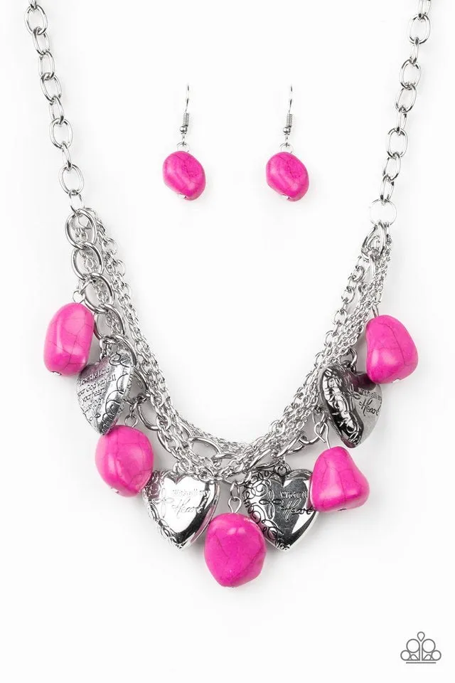 Change of Heart Pink-Necklace