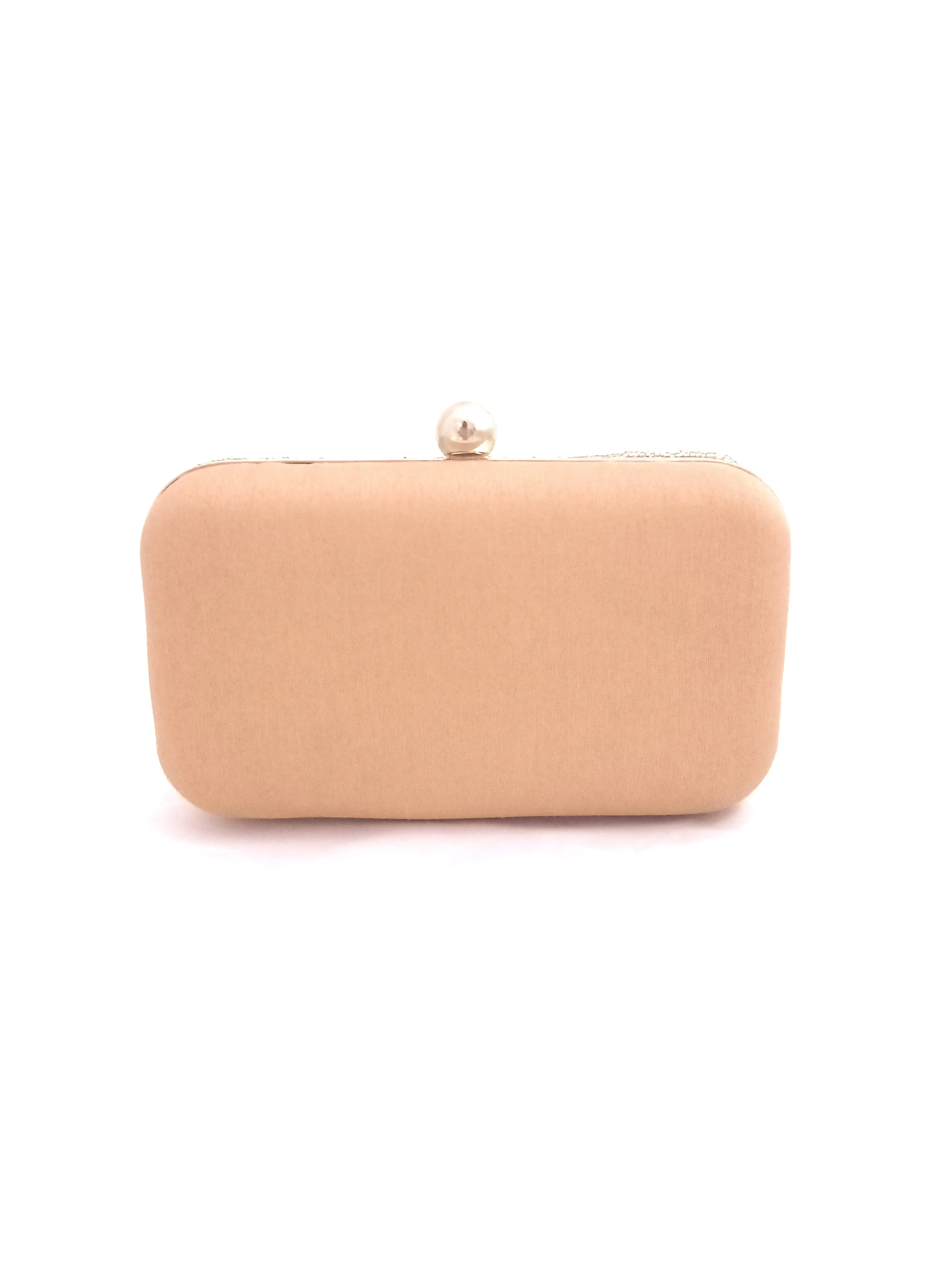 Classic Gold Pearl Clutch  - Rent