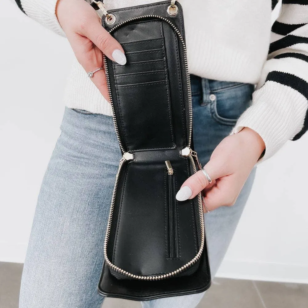 Double Duty Phone Bag: Black