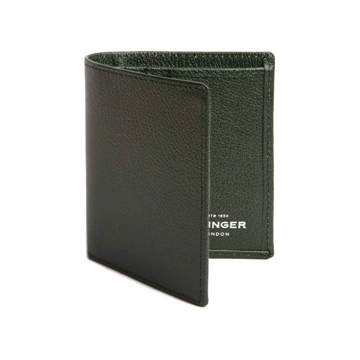 Ettinger Forest Green Capra Leather Mini Wallet