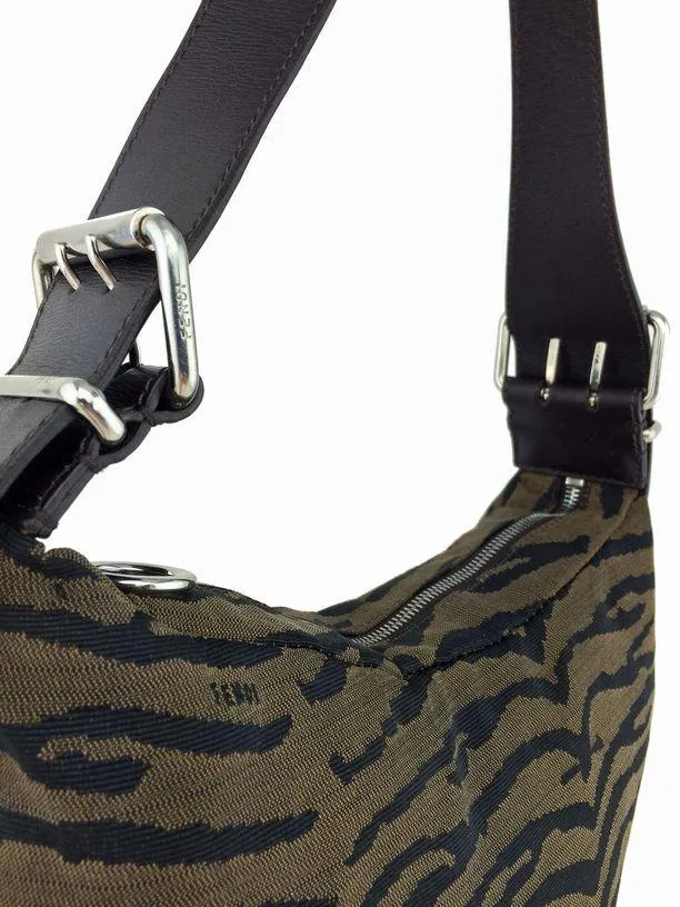 Fendi Medium Shoulder Bag - Animal Print Canvas