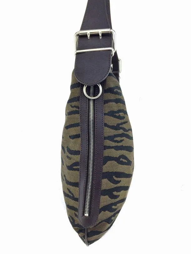 Fendi Medium Shoulder Bag - Animal Print Canvas