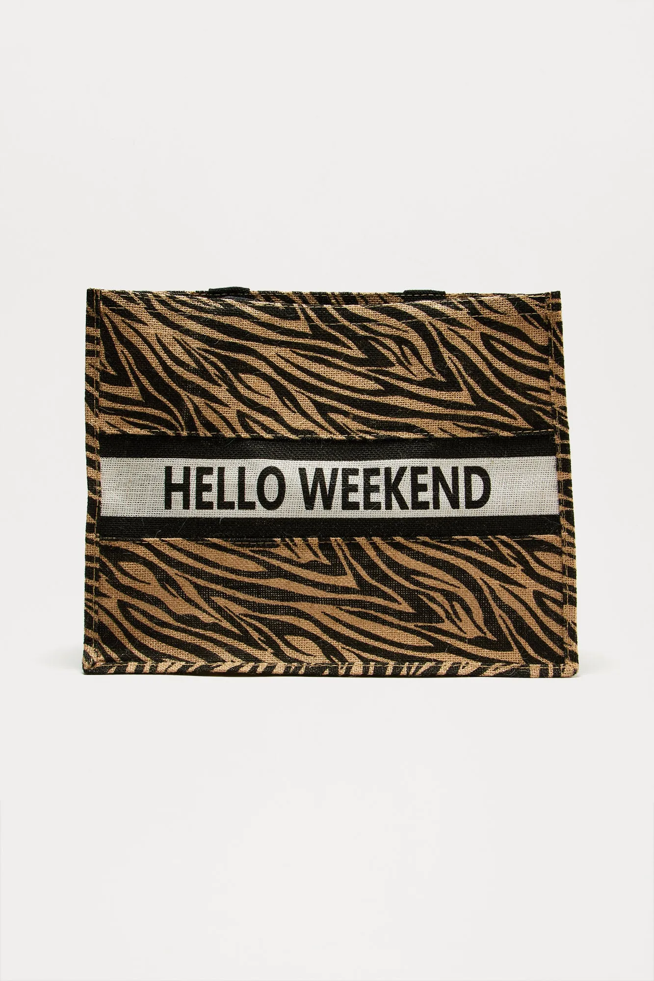 Finally It's The Weekend Tote Bag - Black/combo