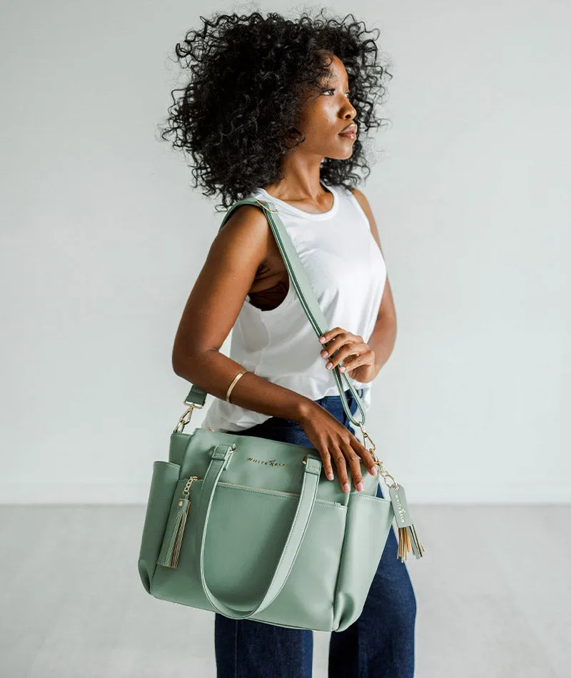 Gemini Mini Convertible Backpack - Seafoam