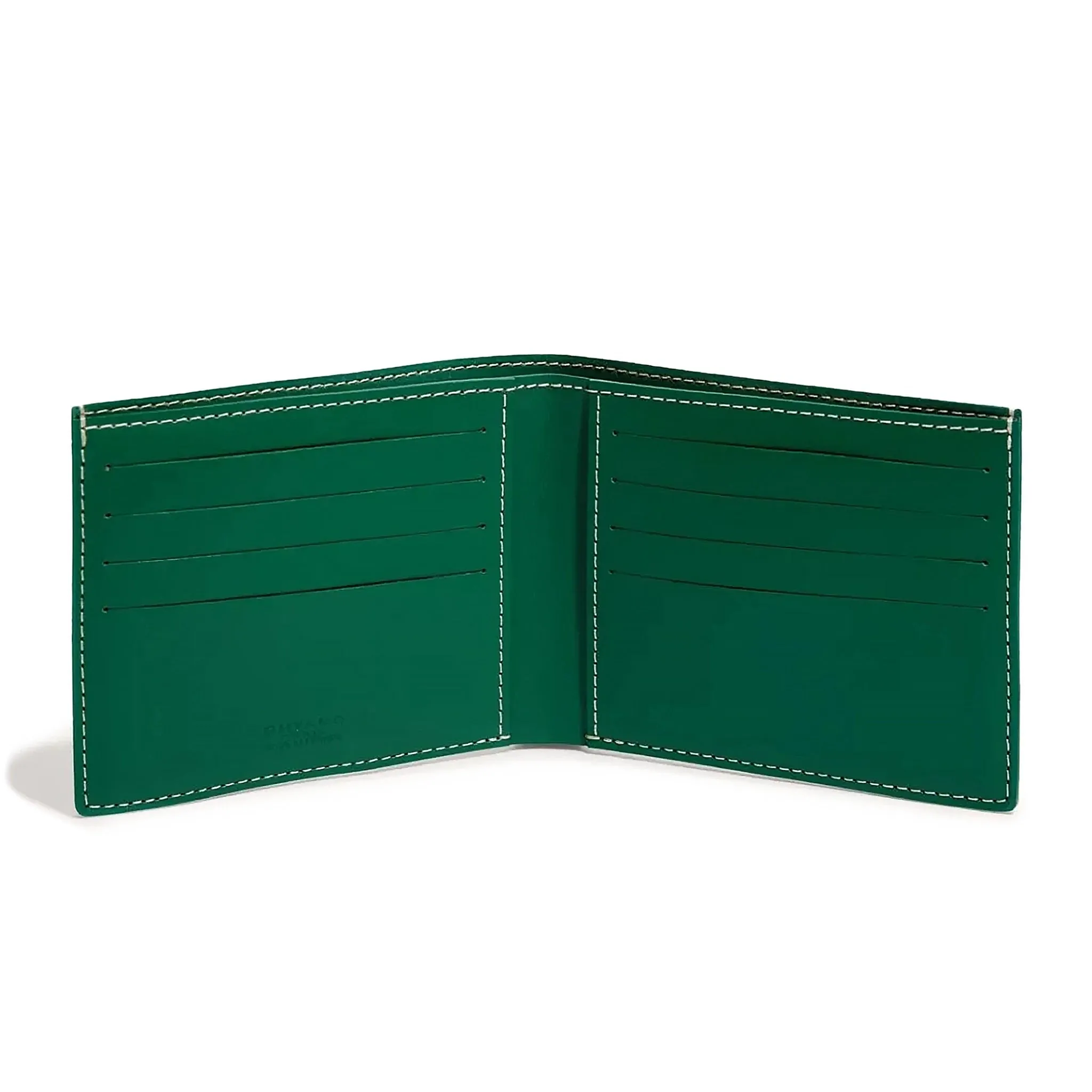 Luxury Goyard Victoire Green Leather Wallet for Women