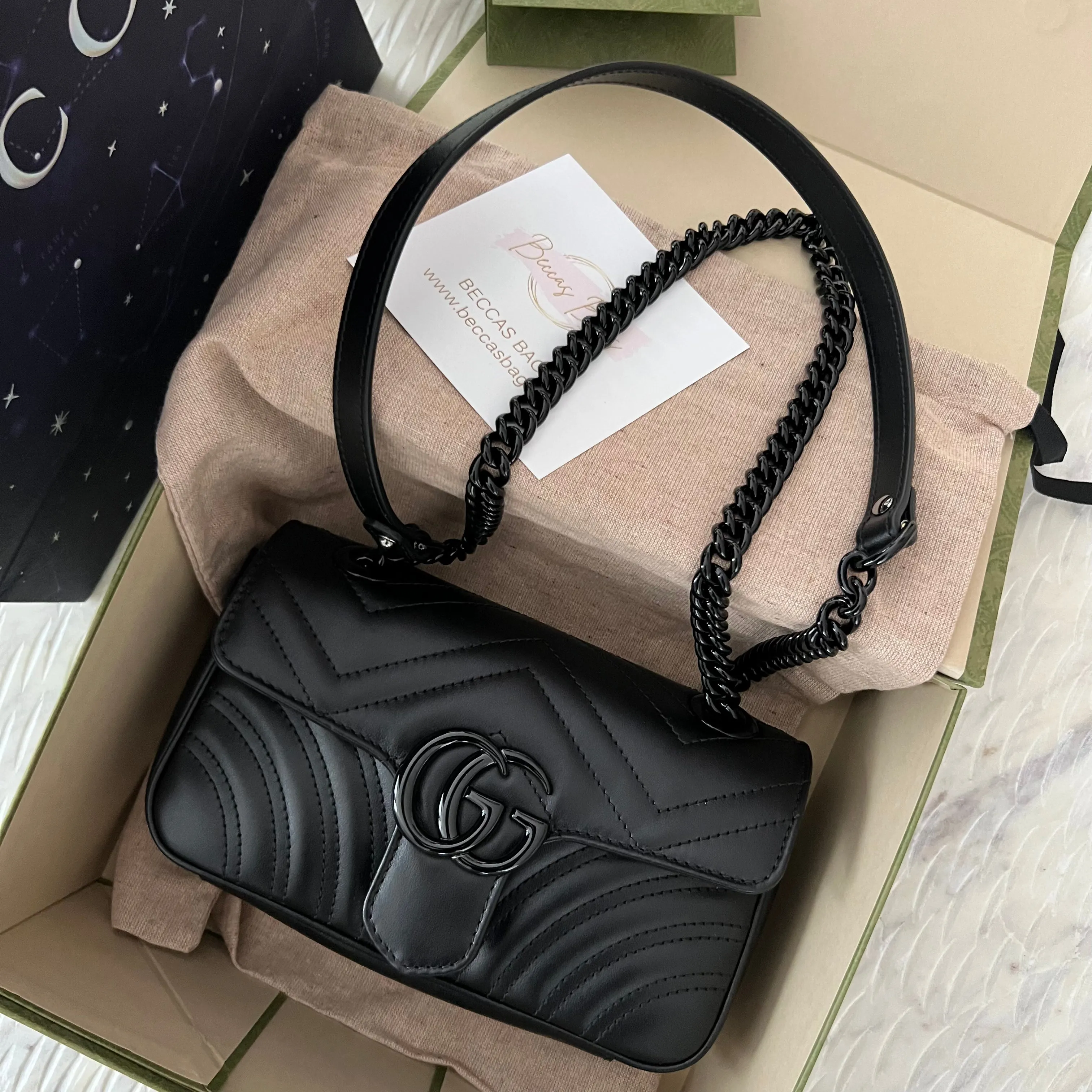 GUCCI GG Marmont mini shoulder bag