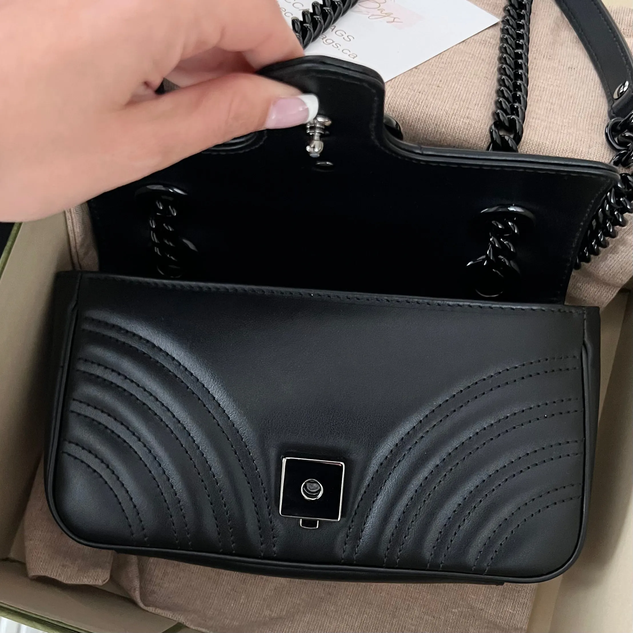 GUCCI GG Marmont mini shoulder bag