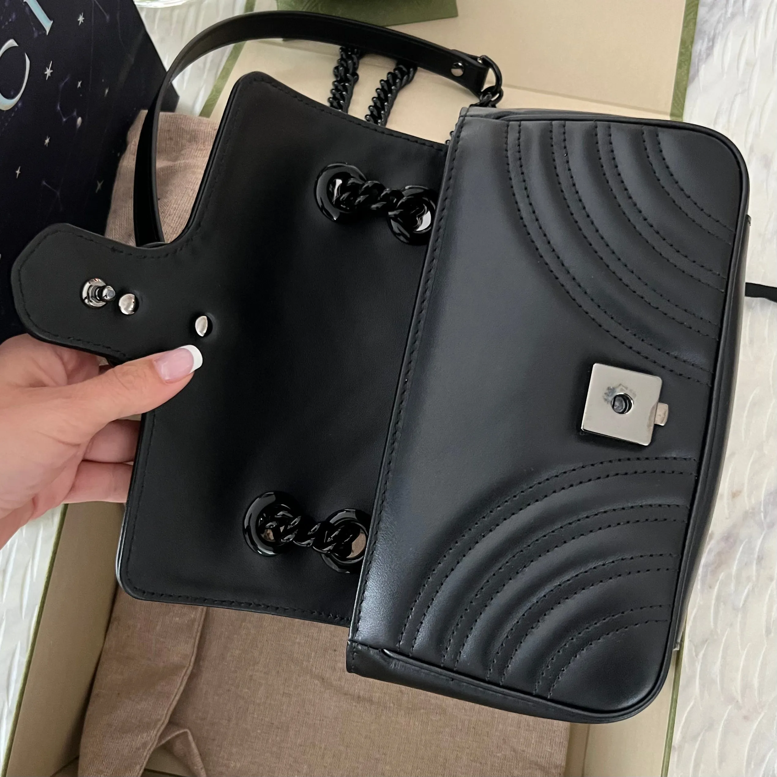 GUCCI GG Marmont mini shoulder bag