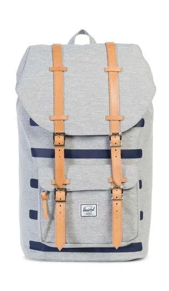 Herschel Little America Backpack Light Grey Crosshatch