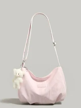 'Ice Peach' Soft Pink Radiant Glow Crossbody Bag