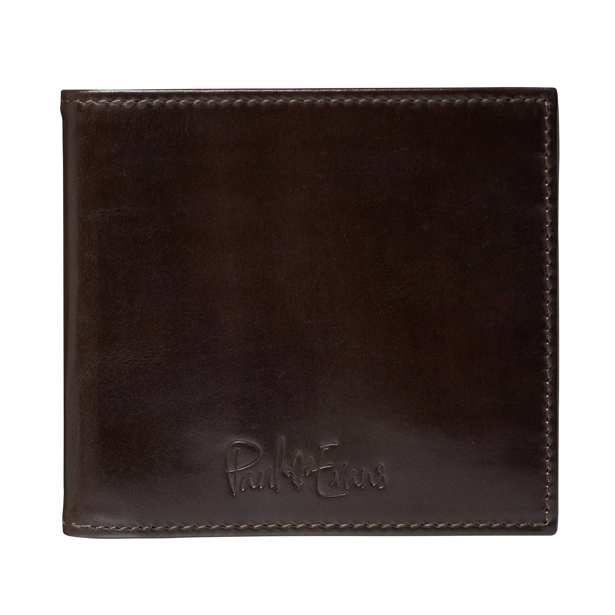 Italian Leather Wallet - Chocolate