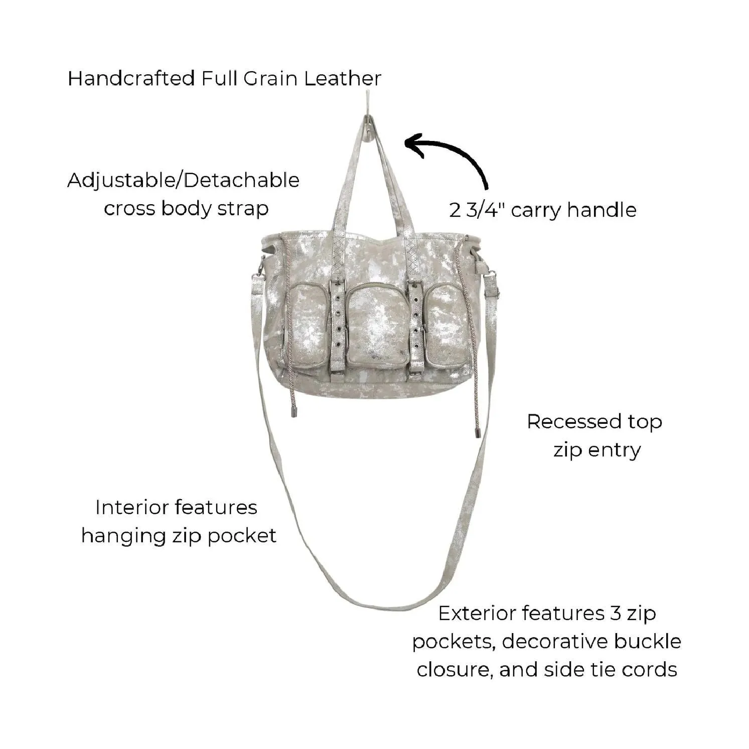 Jaye Latico Shoulder Bag/ Crossbody