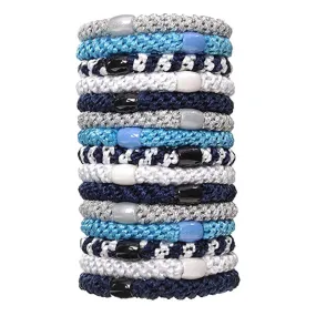 L.Erickson Grab and Go Pony Tube Hair Ties in Nautilus 15 Pack