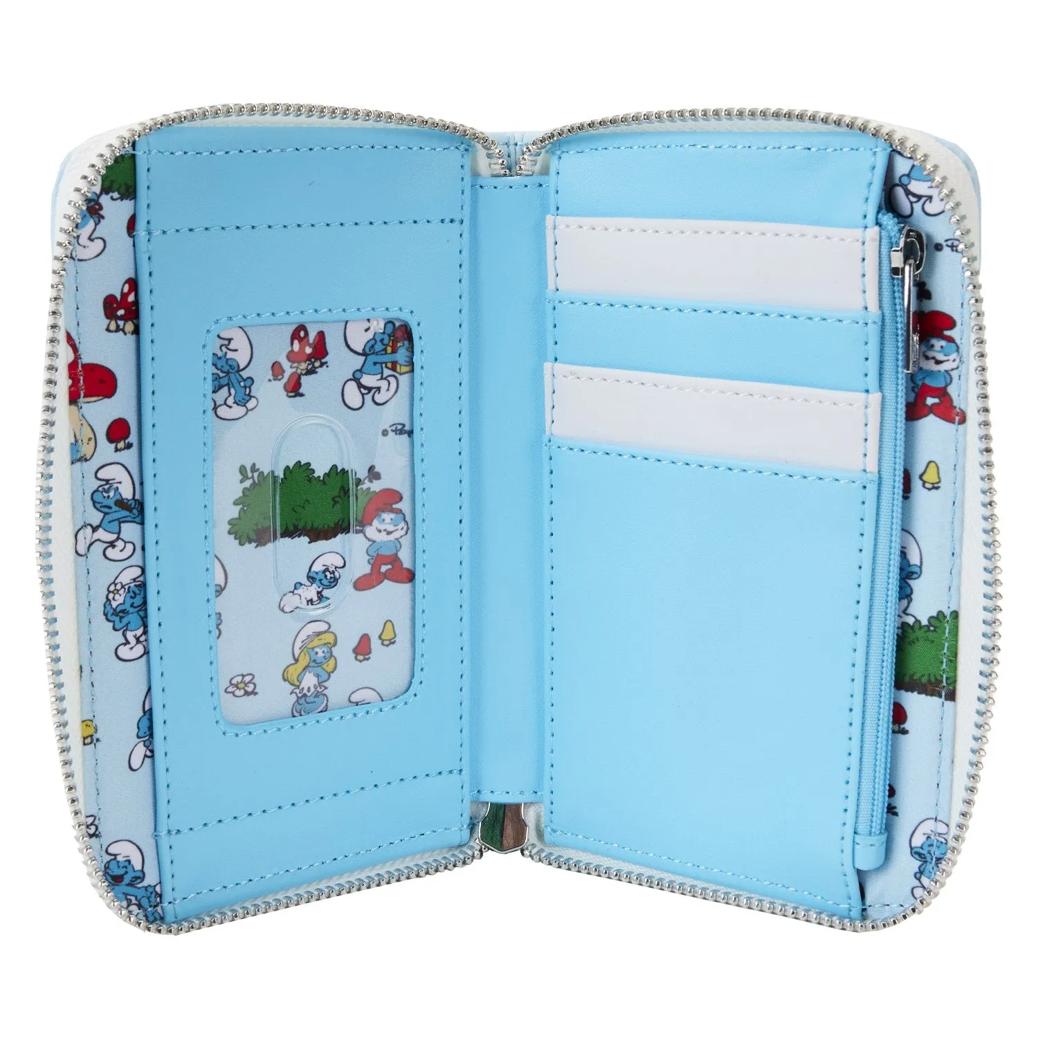 Loungefly LAFIG Smurfs Smurfette Cosplay Zip-Around Wallet