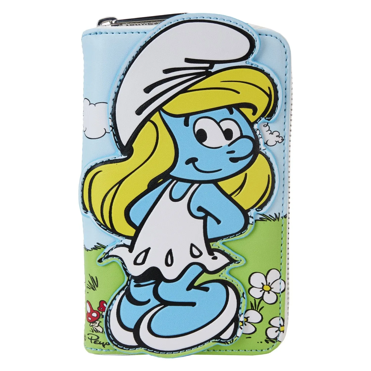 Loungefly LAFIG Smurfs Smurfette Cosplay Zip-Around Wallet