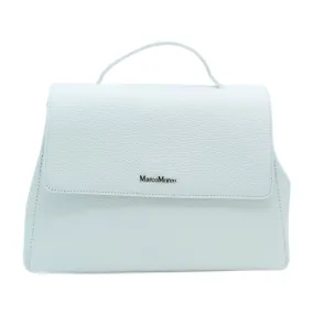 MARCO MOREO White Leather Tote Handbag 1073