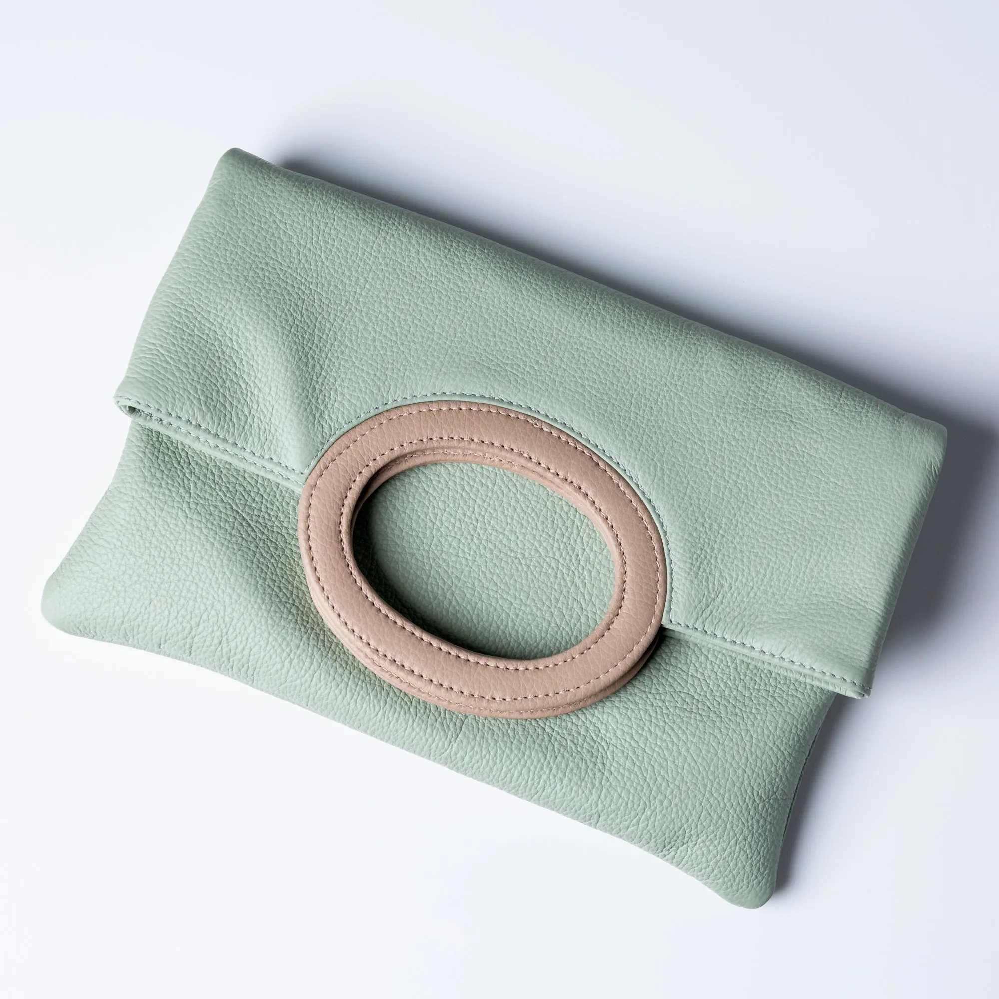 Stylish Mint Three-Way Clutch for Fashionable Customers