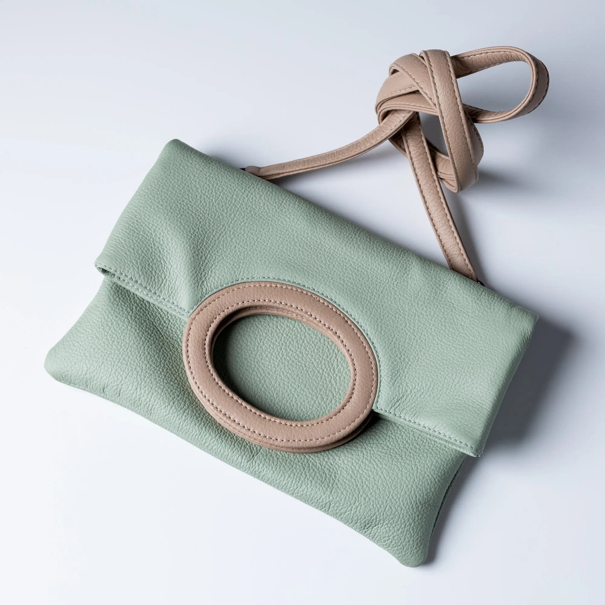 Stylish Mint Three-Way Clutch for Fashionable Customers