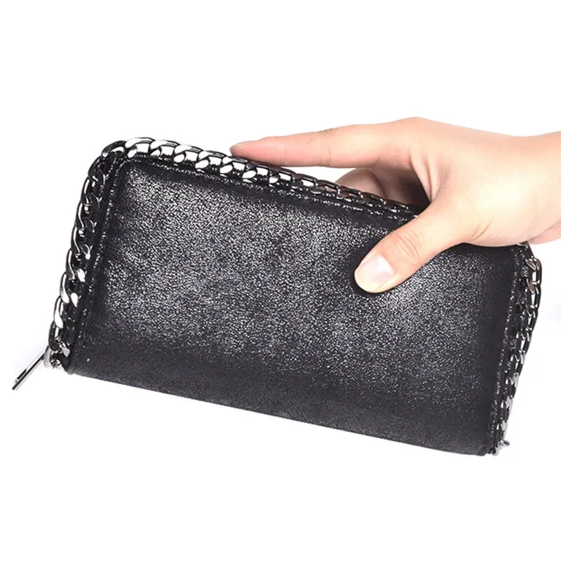 Mirth Metallic Black Wallet