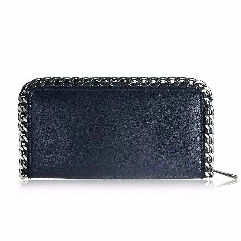 Mirth Metallic Black Wallet