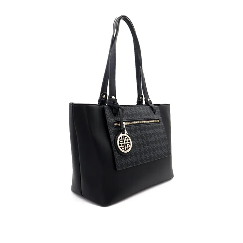 Mono Tote (L) Women's Bag - Black