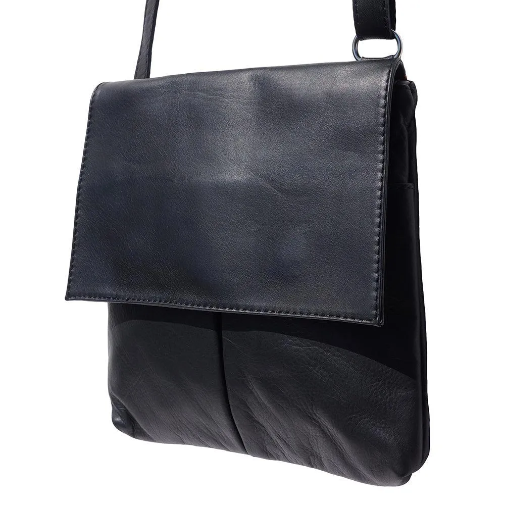 Oriana leather shoulder bag