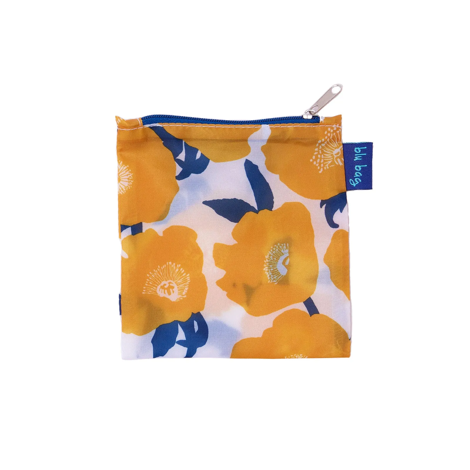 Poppies Blu Bag Reusable Shopping Bag - Machine Washable