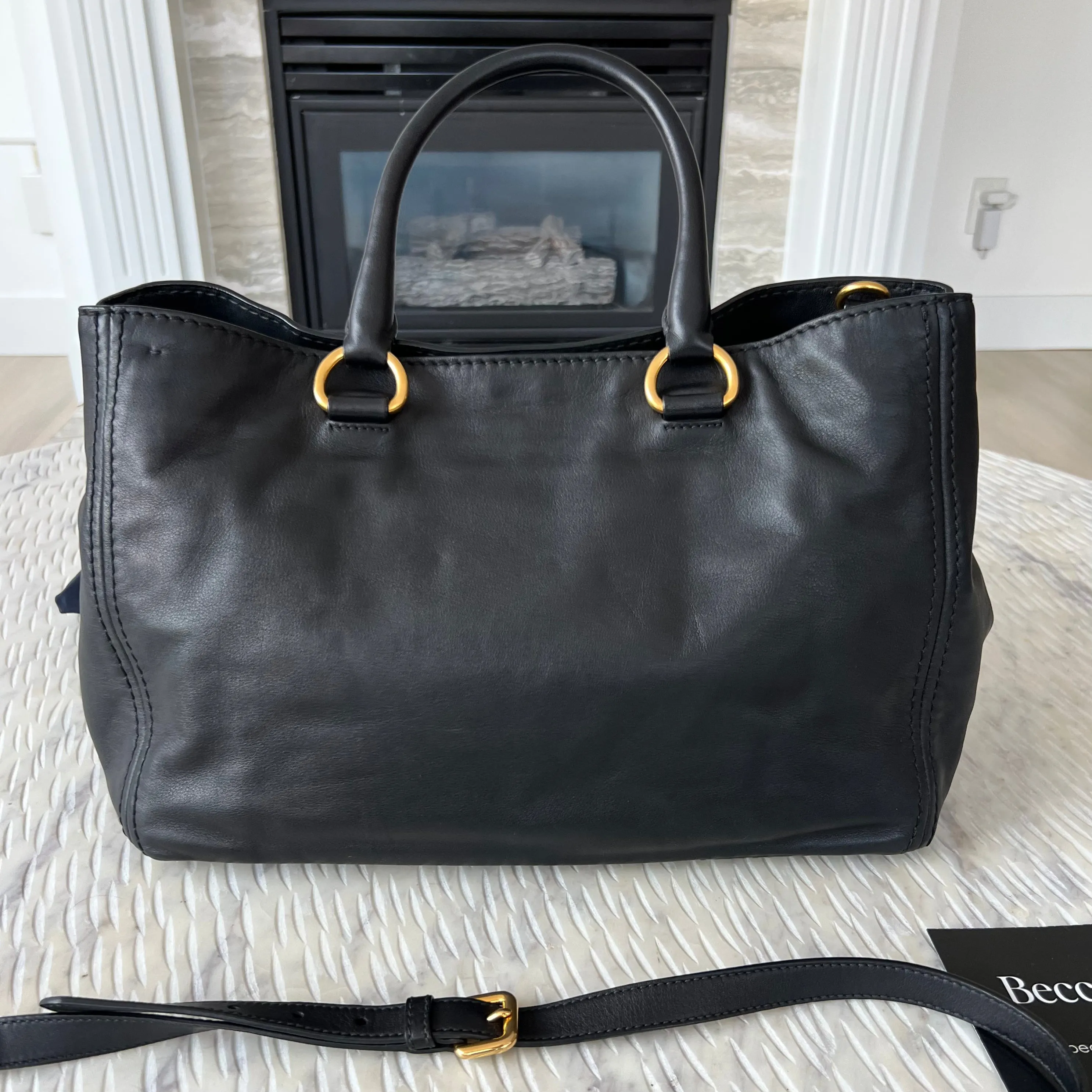 Prada Calfskin Tote Bag