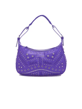 Precious Shoulder Bag Synthetic. Tumbled - Violet