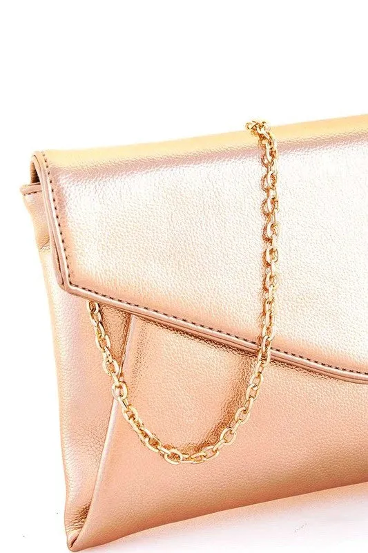 Rose Gold Envelope Purse