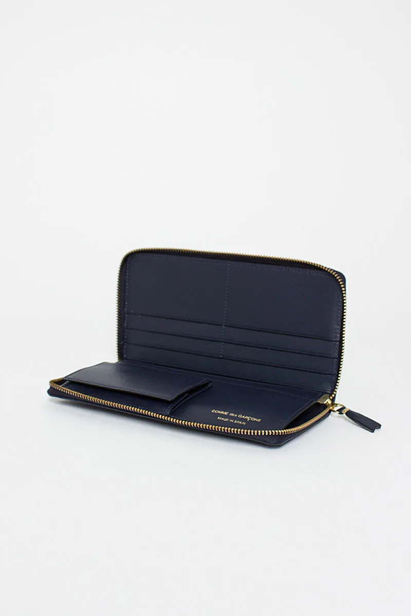 SA0110 Classic Leather Purse Navy