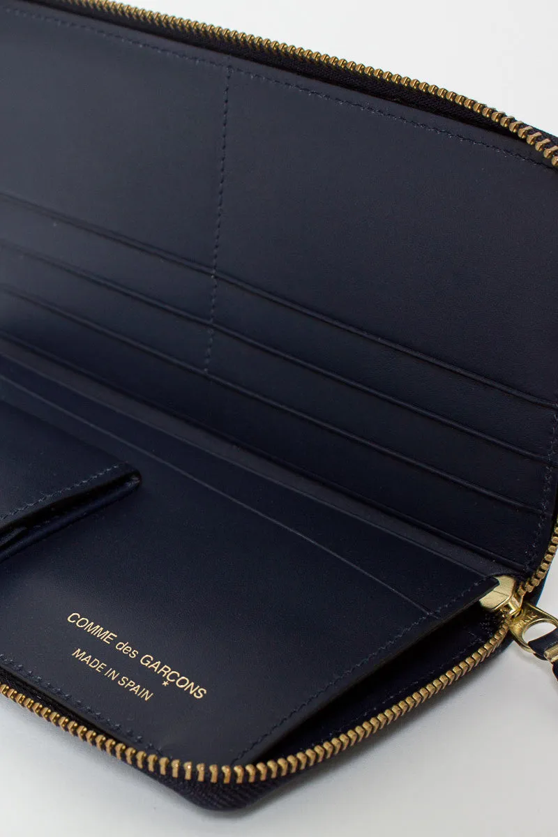 SA0110 Classic Leather Purse Navy