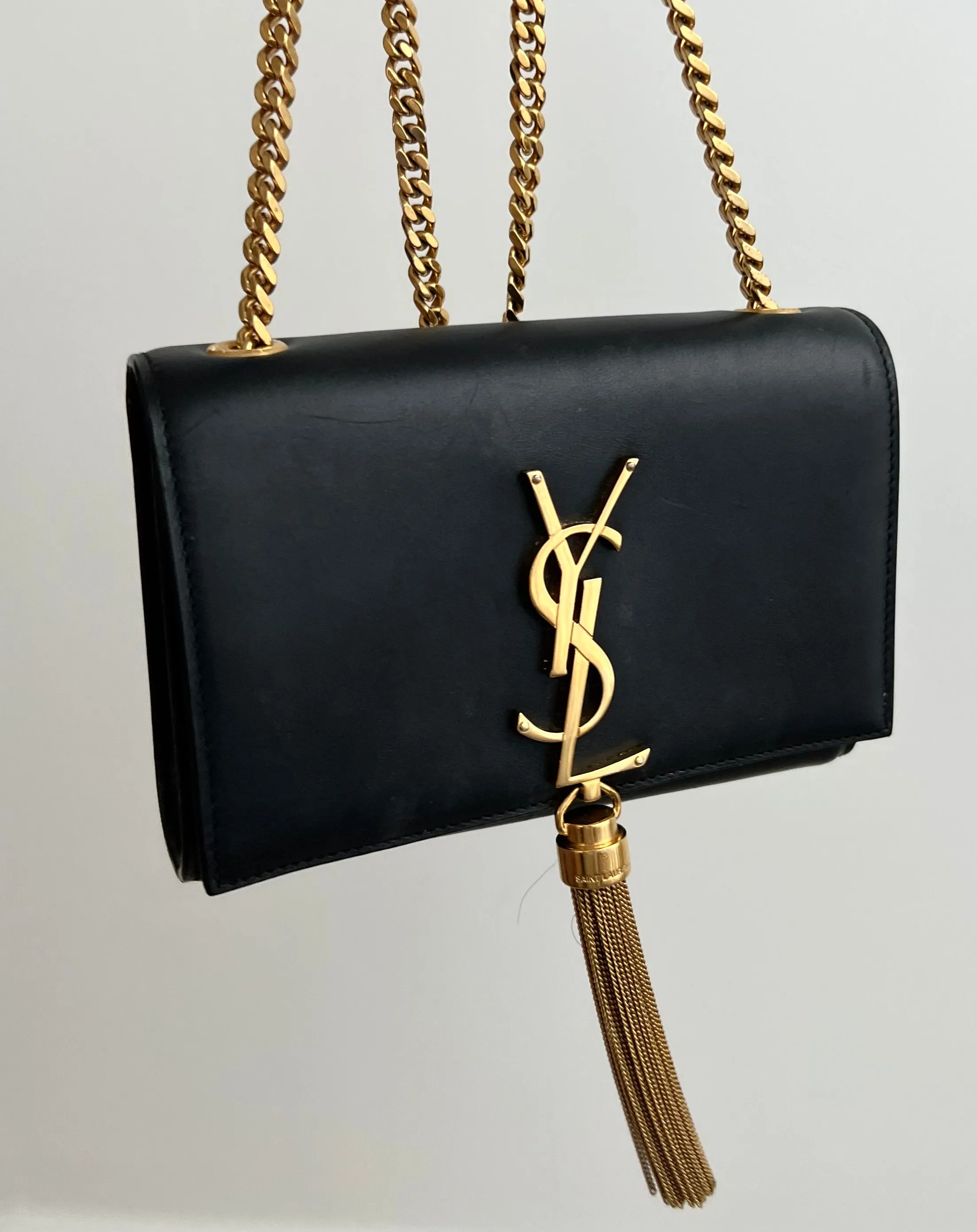 Saint Laurent Tassel Kate Clutch Bag