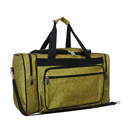 SALE! Gold Glitter NGIL Canvas Carry on 20 Duffle Bag