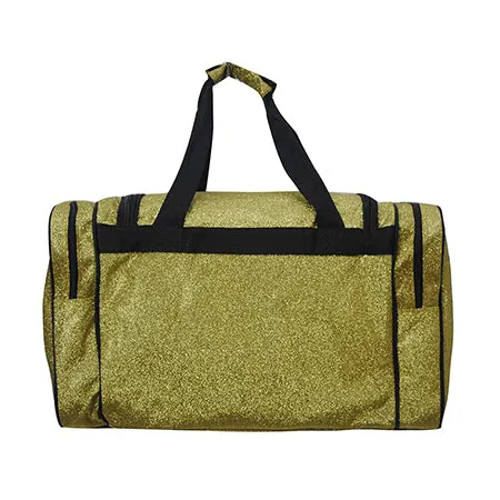 SALE! Gold Glitter NGIL Canvas Carry on 20 Duffle Bag