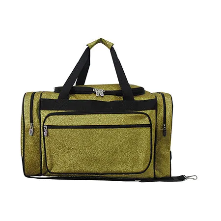 SALE! Gold Glitter NGIL Canvas Carry on 20 Duffle Bag