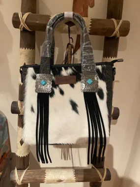 San Pueblo cowhide CROSSBODY BAG