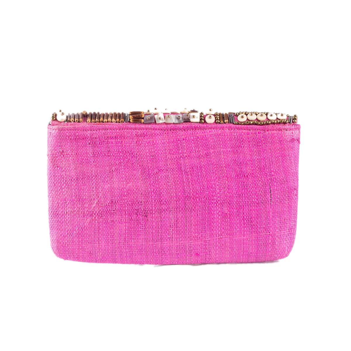 SANTIAGO Raffia Date Night Clutch